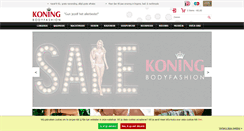 Desktop Screenshot of koningbodyfashion.nl